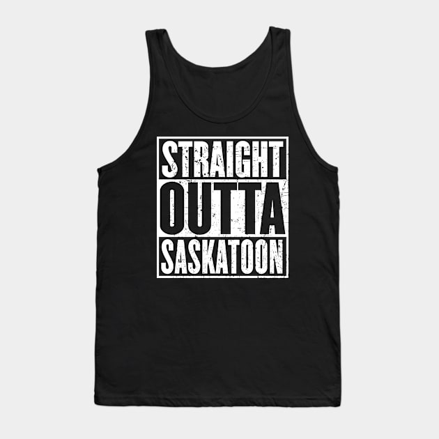 Straight Outta Saskatoon Vintage Tank Top by HeroGifts